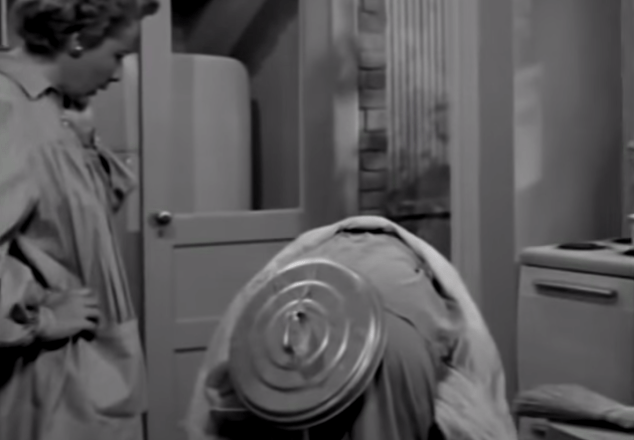 You’re telling me this chick could afford a live donkey in Ep 02, but not riot gear in Ep 04? Please.