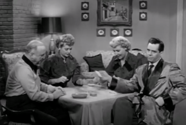 Ricky loves how he's spending his one free weeknight.