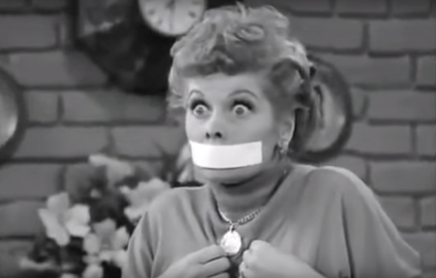 Lucy’s upset because she knows how much better she looked last week when she grew that beard.