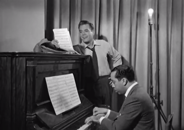 I Love Lucy S02 E09 Ricky and Marco with piano