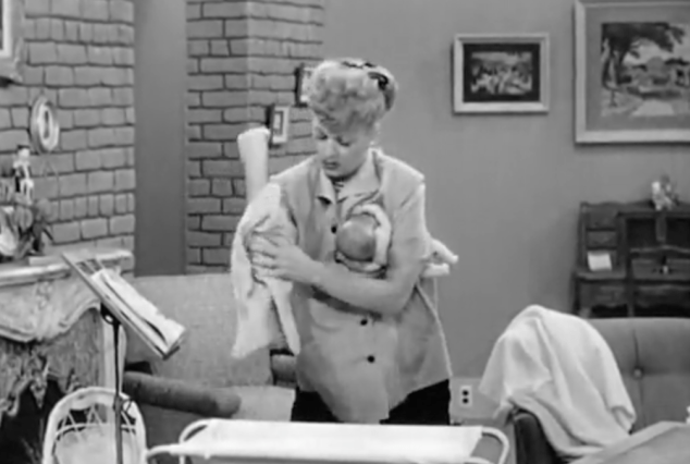 I Love Lucy S02 E11 Lucy with Baby Doll
