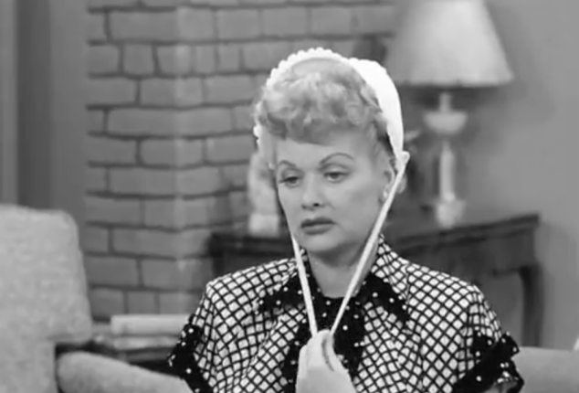 I Love Lucy S02 E11 Lucy with Bonnet