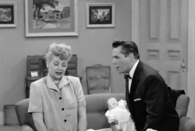 I Love Lucy S02 E11 Ricky and Baby Lecture Lucy