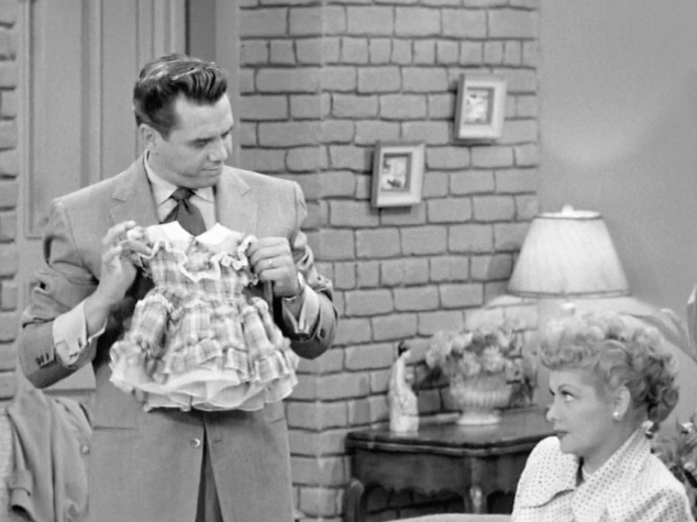 I Love Lucy S02 E13 Ricky and Baby Girl Dress