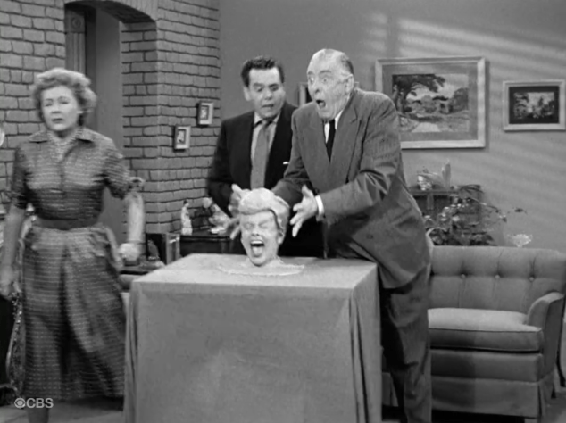 I Love Lucy S02 E15 Lucy as sculpture 2