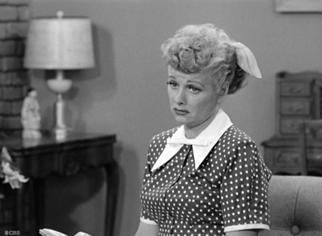 I Love Lucy S02 E17 Lucy dead eye stare